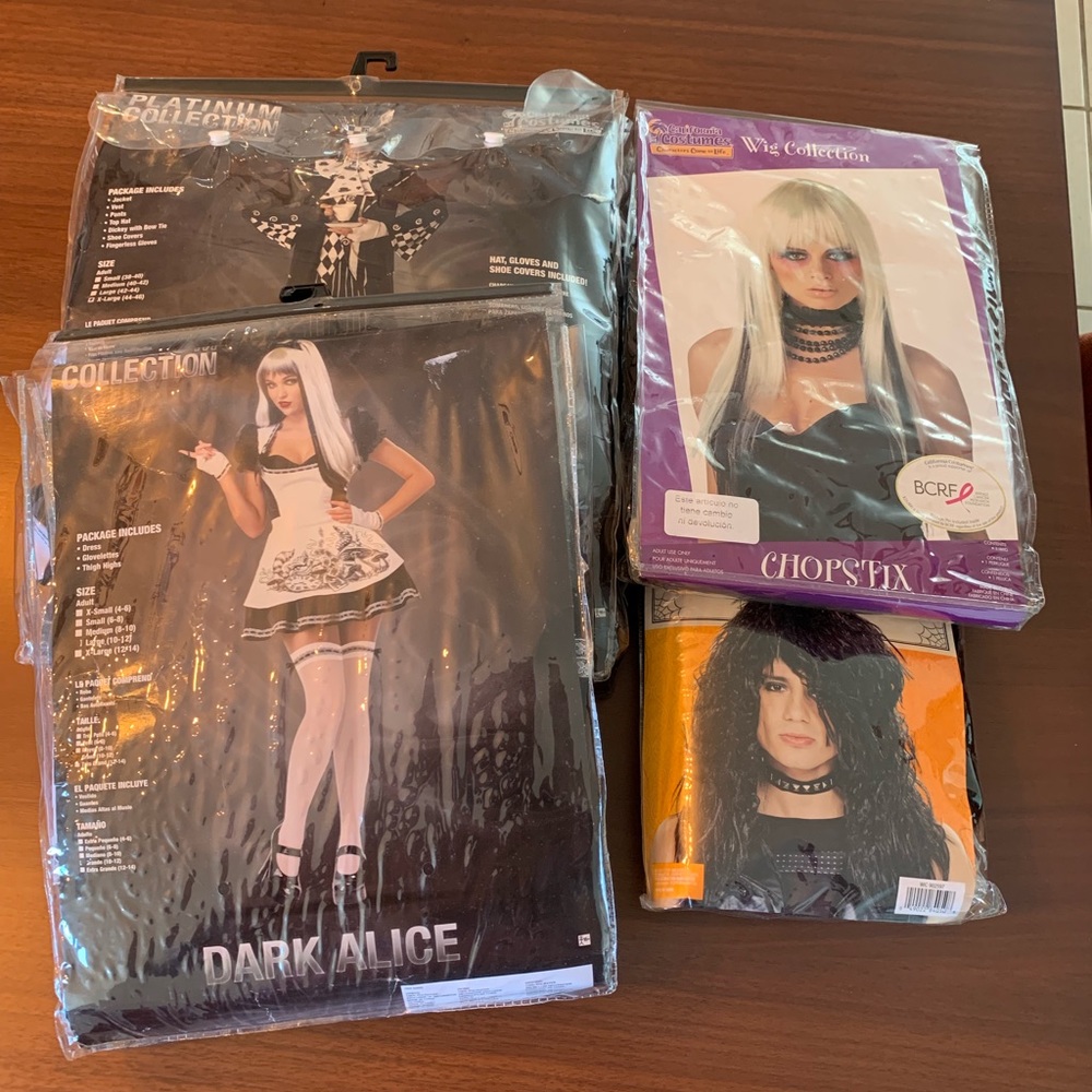 Alice & Mad Hatter Combo Costumes